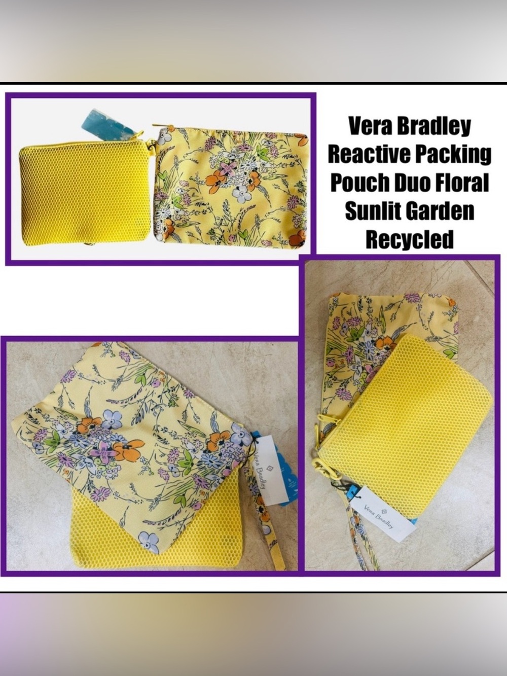 Vera Bradley Reactive Duo Packing Pouch